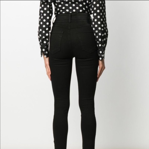 J BRAND ELSA HOSK SATURDAY HIGH-RISE SKINNY 25